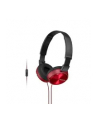 Sony Słuchawki handsfree, mikrofon MDR-ZX310AP Red - nr 14