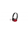 Sony Słuchawki handsfree, mikrofon MDR-ZX310AP Red - nr 1