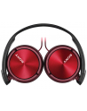 Sony Słuchawki handsfree, mikrofon MDR-ZX310AP Red - nr 4
