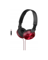 Sony Słuchawki handsfree, mikrofon MDR-ZX310AP Red - nr 6