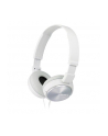 Sony Słuchawki habdsfree, mikrofon MDR-ZX310AP white - nr 15
