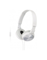Sony Słuchawki habdsfree, mikrofon MDR-ZX310AP white - nr 3
