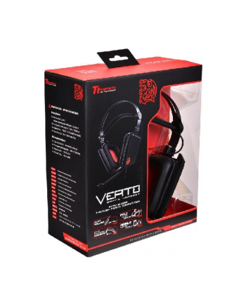 Thermaltake Tt eSports Słuchawki dla graczy - Verto Neodymium Magnet Black