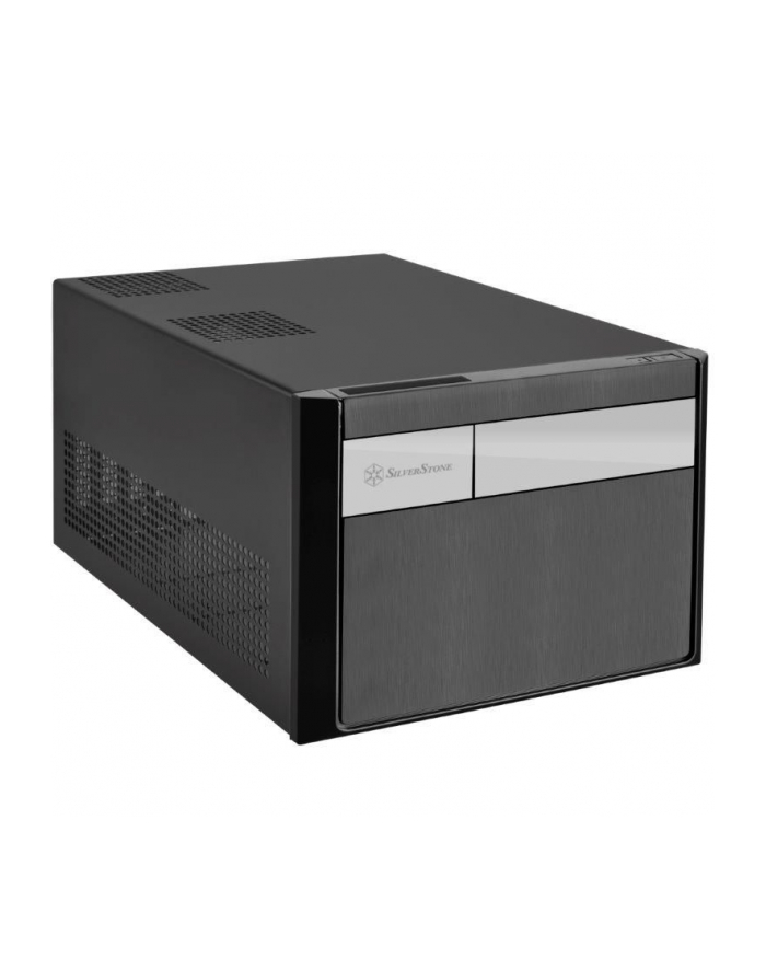 Silverstone Sugo SG11B, Mini tower, USB3.0 x2 , black w/o PSU, micro-ATX, główny