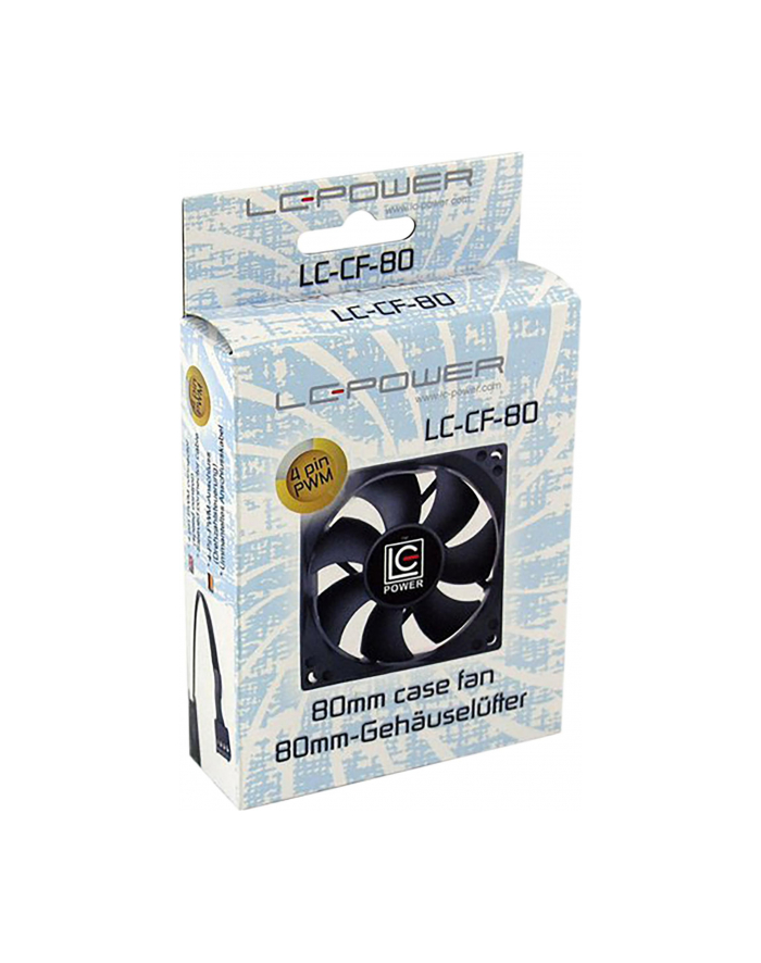 WENTYLATOR LC-POWER 80MM LC-CF-80 2200 RPM                       9,1 - 25,1 db(A), 4pin, 12,45-34,25 cfm główny
