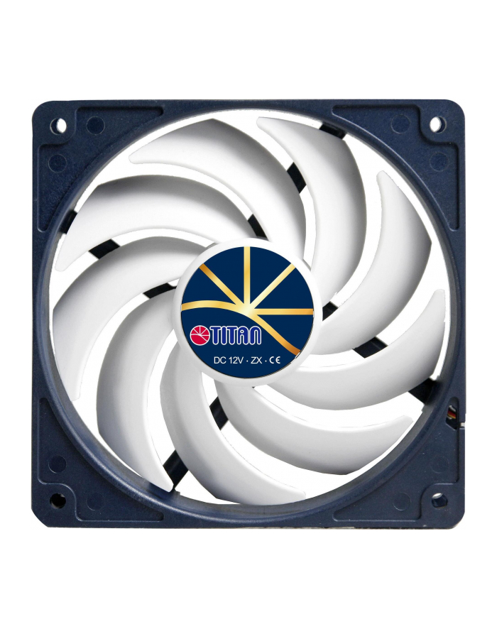 TITAN Wentylator 140x140x25 12V PWM (łożysko Z-Bearing) seria EXTREME  FAN główny