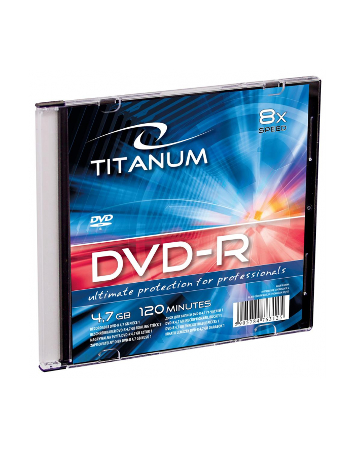 DVD-R TITANUM 8x 4,7GB (Slim 1sztuka) główny