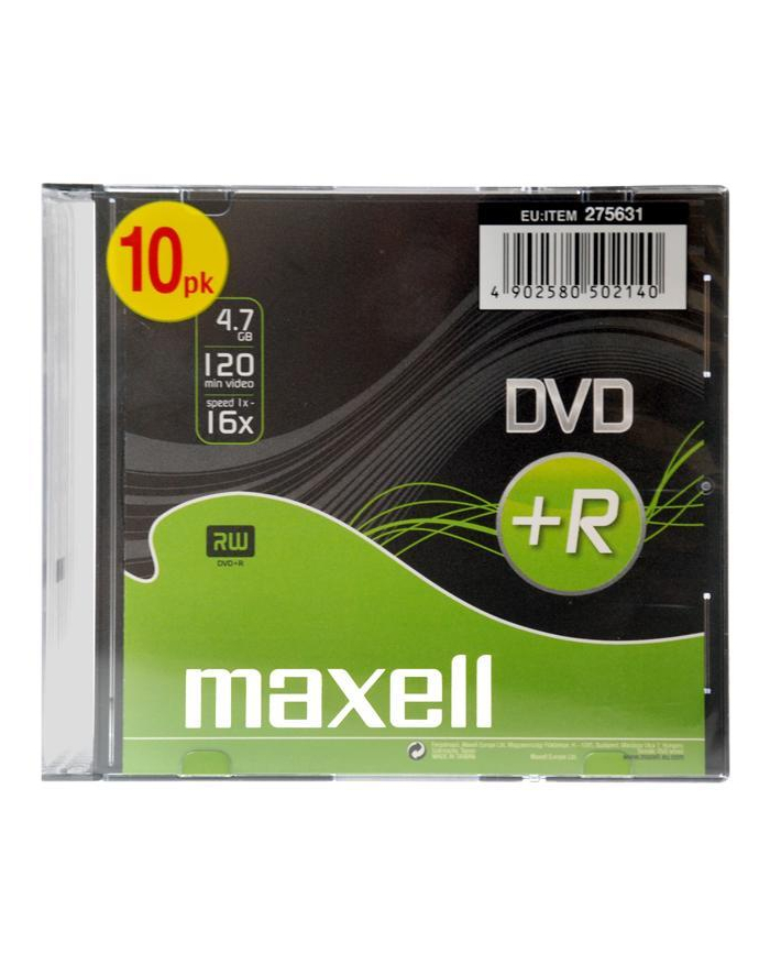 DVD+R MAXELL 4,7 GB 16x SLIM 10 PACK główny