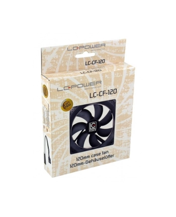 WENTYLATOR LC-POWER 120M LC-CF-120 1500 RPM 15,7 - 29,5 dB(A), 4pin, 20,15 - 50,65 cfm