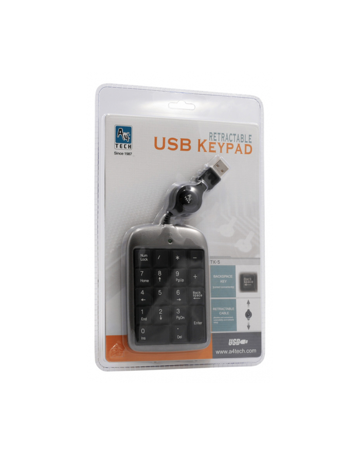 KLAWIATURA A4-TECH TK-5 NUMERYCZNA USB główny