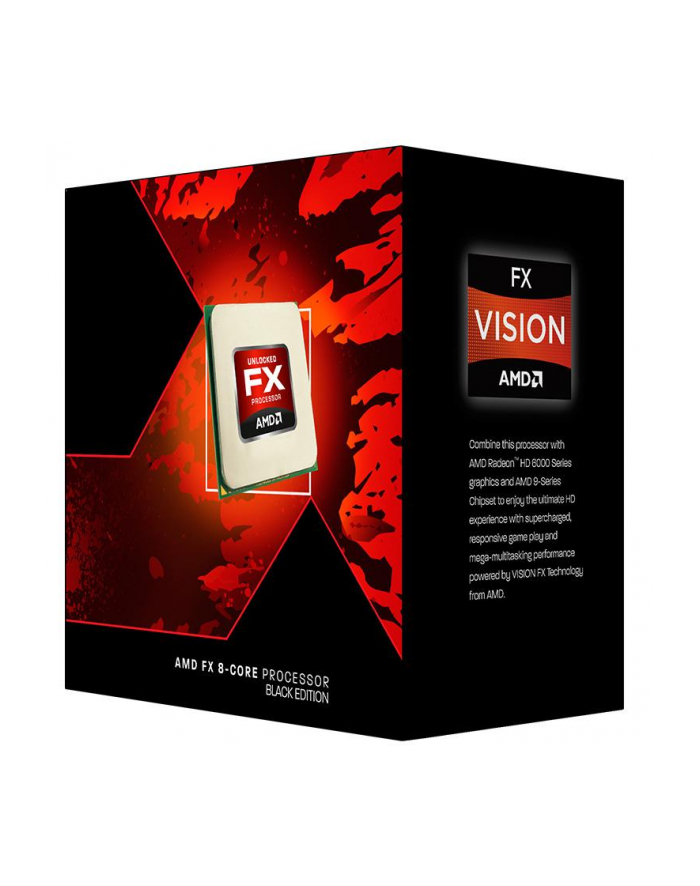 Procesor AMD FX-8350 BOX 32nm 4x2MB L2/8MB L3 4.0GHz S-AM3+ główny