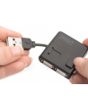 Hub USB 2.0 4-portowy, pasywny, czarny, DIGITUS - nr 54