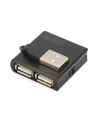 Hub USB 2.0 4-portowy, pasywny, czarny, DIGITUS - nr 56