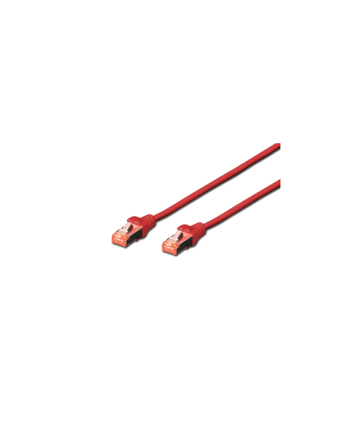 DIGITUS Professional Patch cord DIGITUS S/FTP kat. 6 2m LSOH czerwony główny