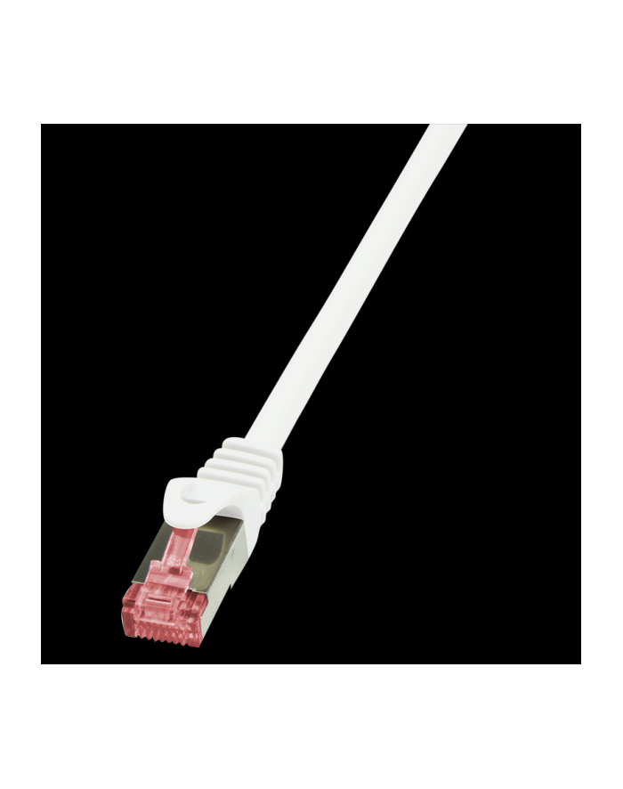 Patchcord LogiLink CQ2011S CAT.6 S/FTP 0,25m, biały główny