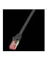 Patchcord LogiLink CQ2013S CAT.6 S/FTP 0,25m, czarny - nr 7