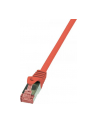 Patchcord LogiLink CQ2044S CAT.6 S/FTP 1,50m, czerwony - nr 6