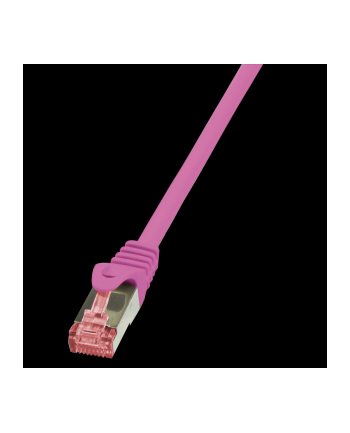 Patchcord LogiLink CQ2049S CAT.6 S/FTP 1,50m, różowy