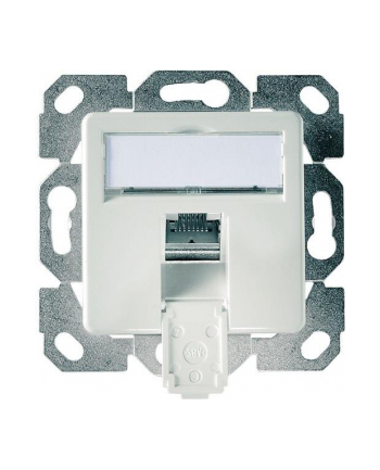 Gniazdo 1xRJ45 podtynkowe ekran.cat.6 TELEG.(A0505)
