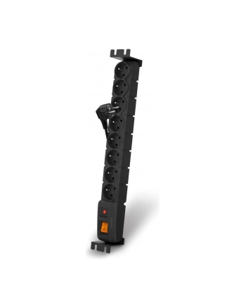 ACAR S8 FA RACK - listwa zasilająca /  przeciwprzepięciowa(8 gniazd  kolor czarny  długość 3 metry  RACK)