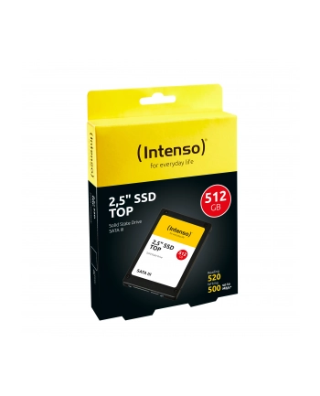 DYSK SSD WEWNĘTRZNY INTENSO 512GB SATA III 2.5” TOP