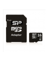 SILICON POWER 16GB, MICRO SDHC, CLASS 10 WITH SD ADAPTER - nr 1