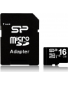 SILICON POWER 16GB, MICRO SDHC, CLASS 10 WITH SD ADAPTER - nr 36