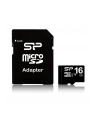 SILICON POWER 16GB, MICRO SDHC, CLASS 10 WITH SD ADAPTER - nr 16