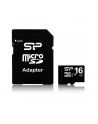 SILICON POWER 16GB, MICRO SDHC, CLASS 10 WITH SD ADAPTER - nr 36