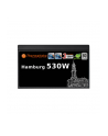 PSU 530W Thermaltake Hamburg, 80plus/12CM/6+2 pin/ PCI-E*1, 3 Jahre Garantie - nr 43