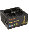 PSU  650W Thermaltake Paris, 80plus/14CM/6+2 pin/ PCI-E*2, 5 Jahre Garantie - nr 23