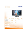 Monitor 24 Samsung S24E450BL, 16:9,5ms,VGA,DVI,Pivot,Höhe - nr 40