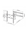 Techly Uchwyt ścienny do TV LCD/LED/PDP 23-55'' 50kg VESA pełna regulacja czarny - nr 8