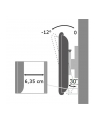 Techly Uchwyt ścienny do TV LCD/LED/PDP 19-37'' 25 kg VESA pochylany czarny - nr 3