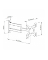 Techly Uchwyt ścienny do TV LCD/LED/PDP dwuprzegubowy 19-37'' 25 kg VESA czarny - nr 33