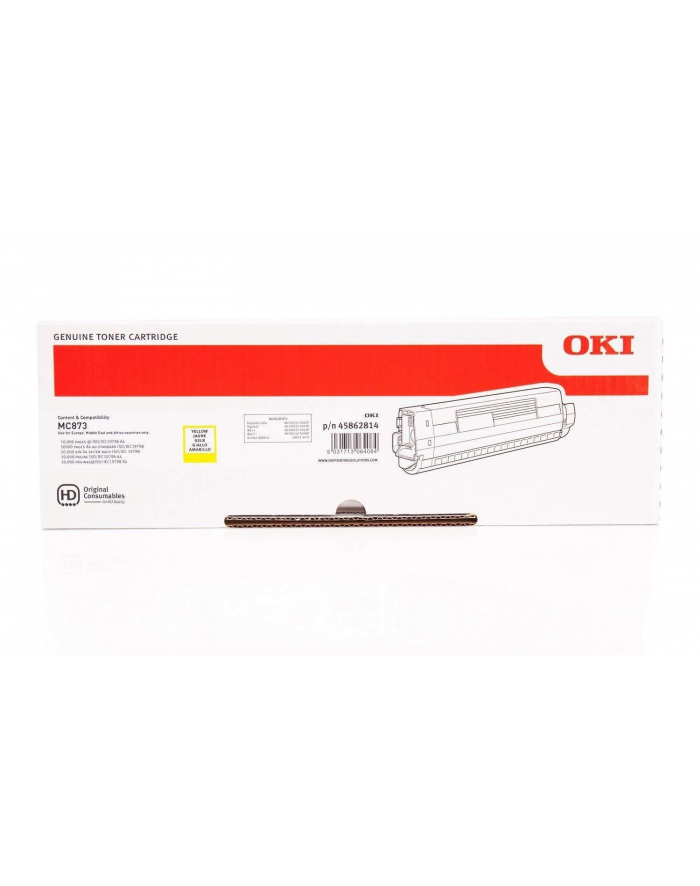 Toner OKI yellow | 10000 str | MC873 główny