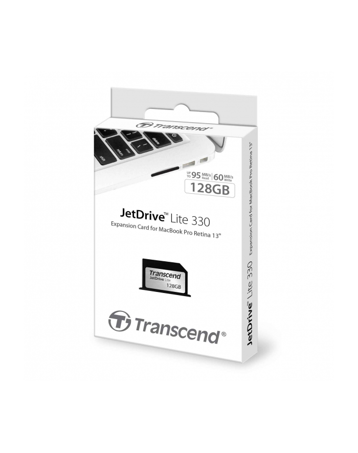 Transcend JetDrive Lite 330 storage expansion card 128GB Apple MacBookPro Retina główny