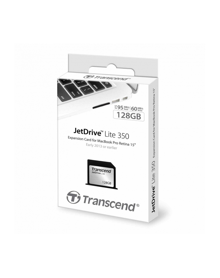 Transcend JetDrive Lite 350 storage expansion card 128GB Apple MacBookPro Retina główny