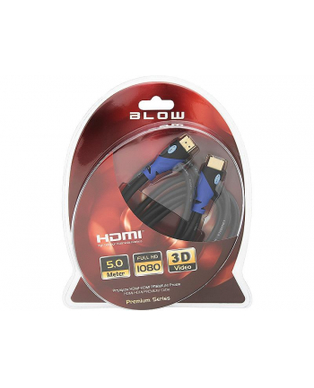 Prolech BLOW Przył.HDMI-HDMI BLUE proste 5m