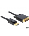 Delock kabel Displayport 1.2 (M) -> DVI 24+1 (M) 5m - nr 2