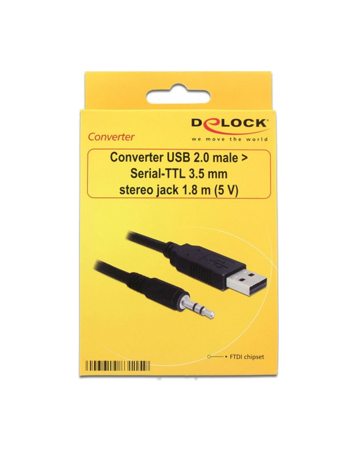 Delock Konverter USB 2.0 (AM) > Serial-TTL 3.5 mm stereo jack 1.8 m (5 V) główny