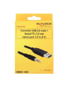 Delock Konverter USB 2.0 (AM) > Serial-TTL 3.5 mm stereo jack 1.8 m (5 V) - nr 14