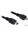Delock kabel USB micro-BM > USB mini BM, USB 2.0, 1 m - nr 10