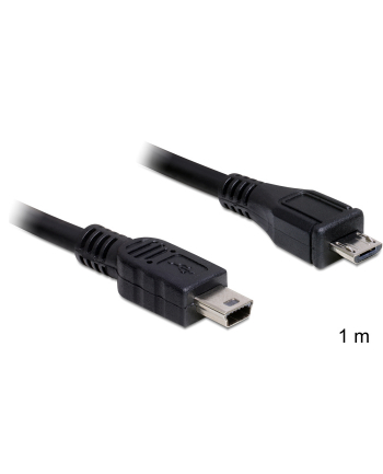 Delock kabel USB micro-BM > USB mini BM, USB 2.0, 1 m