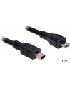 Delock kabel USB micro-BM > USB mini BM, USB 2.0, 1 m - nr 14