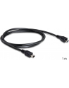 Delock kabel USB micro-BM > USB mini BM, USB 2.0, 1 m - nr 16