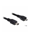 Delock kabel USB micro-BM > USB mini BM, USB 2.0, 1 m - nr 17