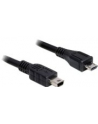 Delock kabel USB micro-BM > USB mini BM, USB 2.0, 1 m - nr 24