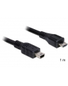 Delock kabel USB micro-BM > USB mini BM, USB 2.0, 1 m - nr 3