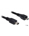 Delock kabel USB micro-BM > USB mini BM, USB 2.0, 1 m - nr 5